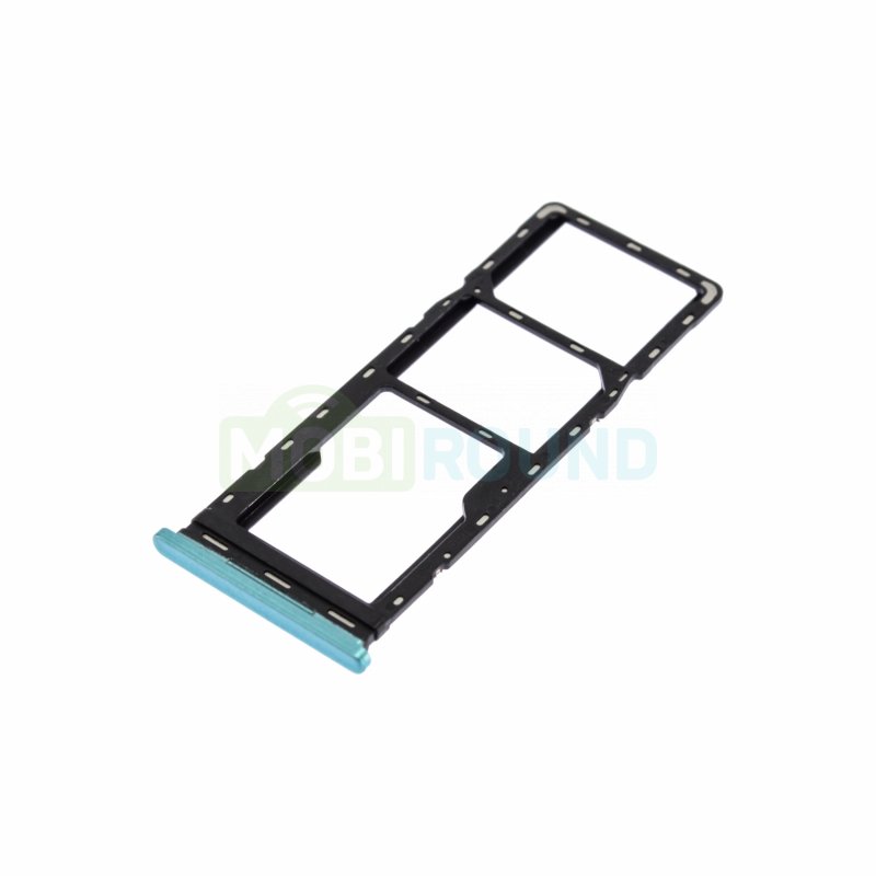 Держатель сим карты (SIM) для Tecno Spark 6 Go / Spark Go (2022) зеленый