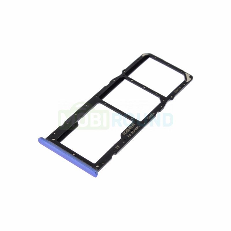 Держатель сим карты (SIM) для Realme 6 / 6S, синий