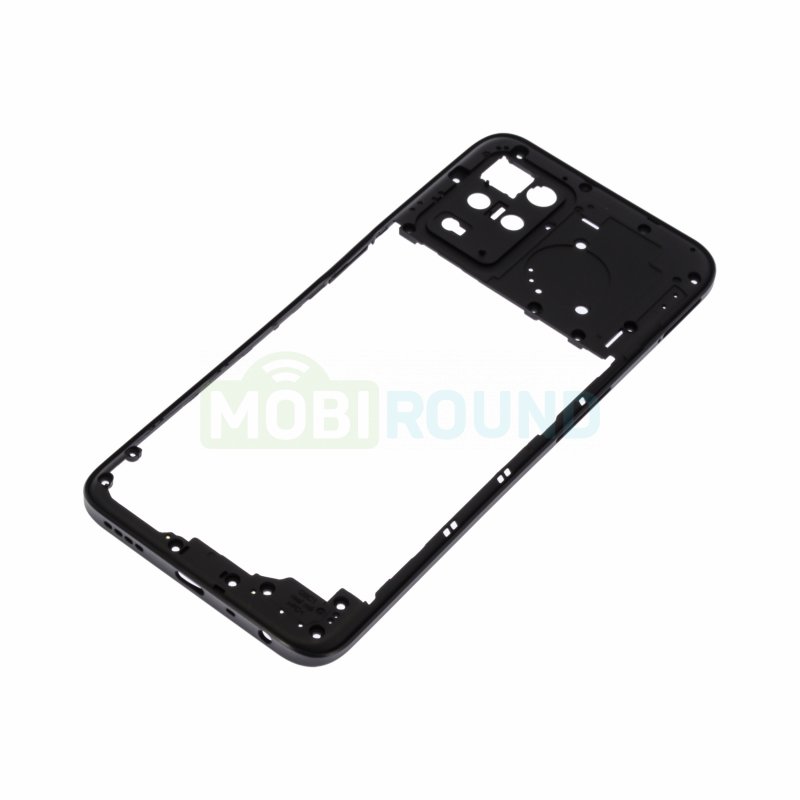 Средняя часть корпуса для Realme 8 5G, черный
