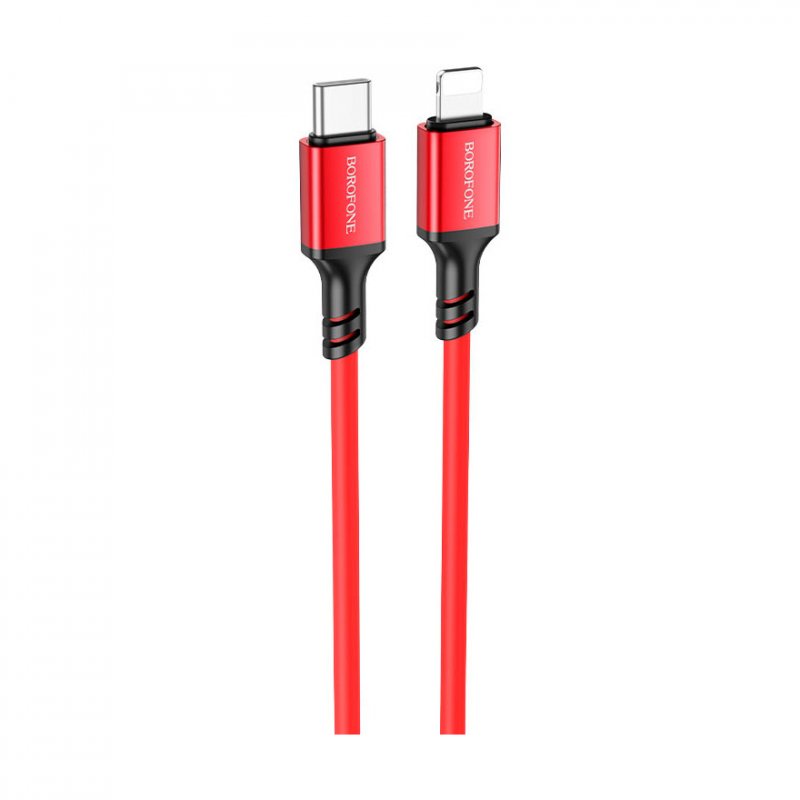 Дата-кабель Borofone BX83 Type-C-Lightning (20 Вт) 1 м, красный