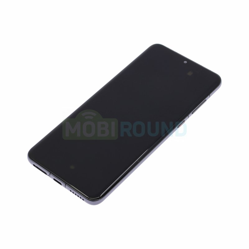 Дисплей для Huawei P60 4G (в сборе с тачскрином) в рамке, черный, 100%
