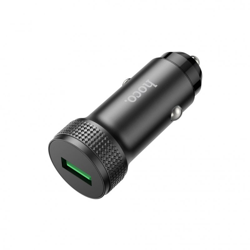 Автомобильное зарядное устройство (АЗУ) Hoco Z49A QC 3.0 (USB) 3 А, черный