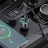 Автомобильное зарядное устройство (АЗУ) Hoco NZ12A QC 3.0 (USB+Type-C PD)