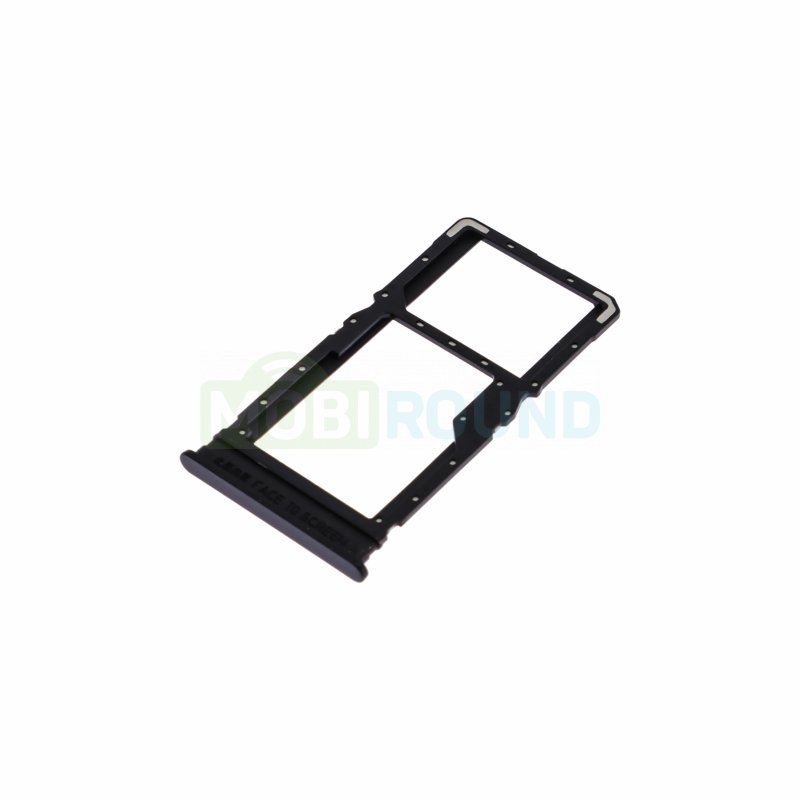 Держатель сим карты (SIM) для POCO M6 4G, черный