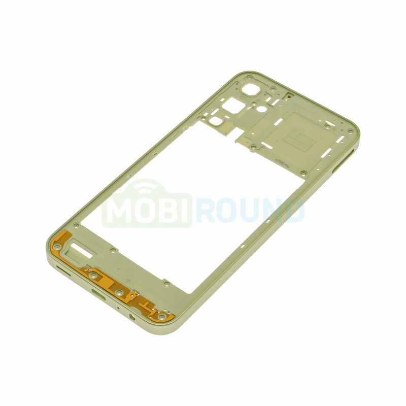 Средняя часть корпуса для Samsung A155 Galaxy A15 4G / A156 Galaxy A15 5G, желтый