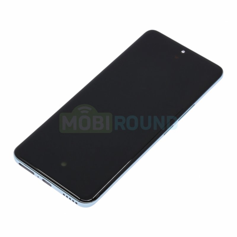 Дисплей для Honor 90 5G (в сборе с тачскрином) в рамке, синий, AAA