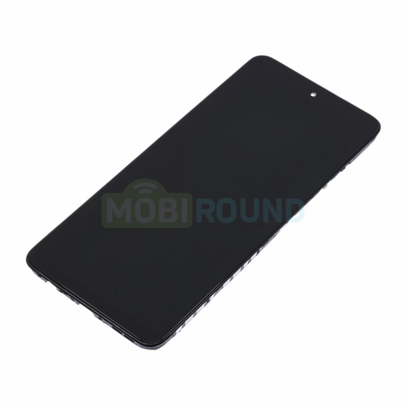 Дисплей для Realme 12x 5G (в сборе с тачскрином) в рамке, черный