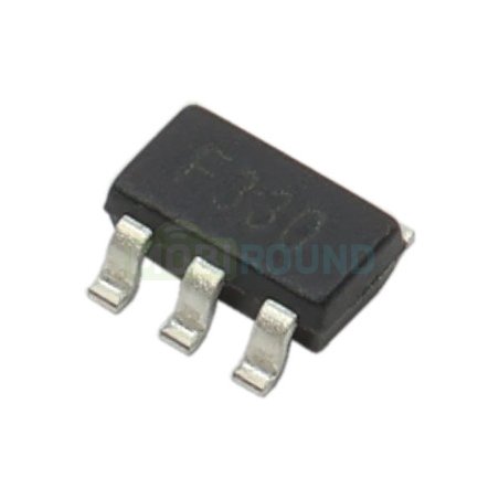 Стабилизатор напряжения STM 3.3 В/0.3 А (LDS3985M33R (SOT-23-5L)/F330)