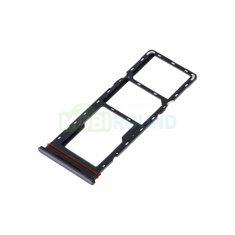 Держатель сим карты (SIM) для Tecno Spark 40C 4G, черный