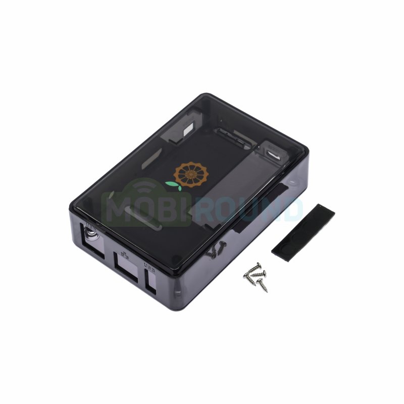 Корпус Orange Pi PC/PC Plus/PC 2 пластиковый (93x62x26 мм) черный