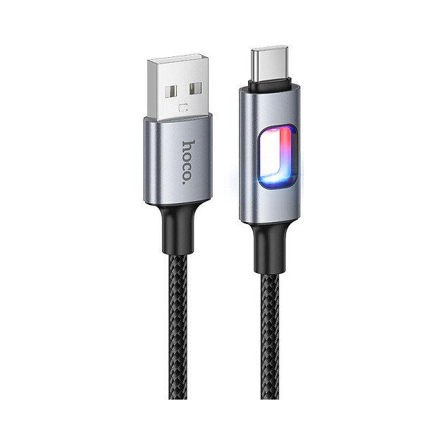 Дата-кабель Hoco U144 USB-Type-C, 1 м, черный
