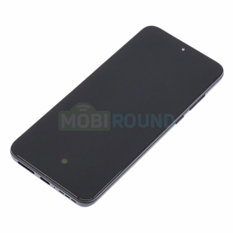 Дисплей для Motorola Edge 30 Neo (в сборе с тачскрином) в рамке, серый, AAA