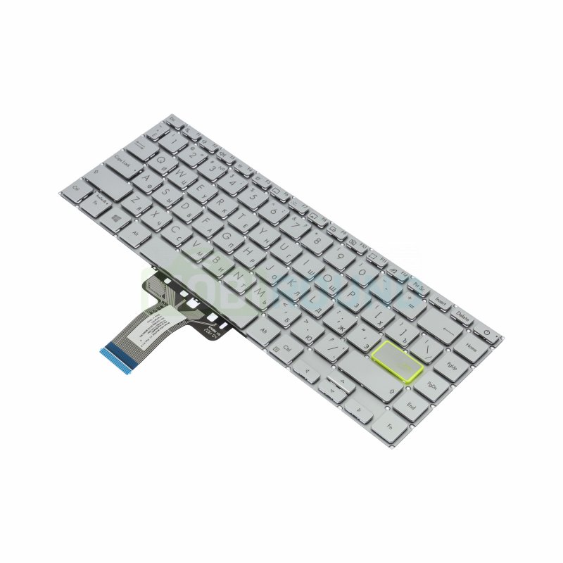 Клавиатура для ноутбука Asus VivoBook 14 K413JA, серебро