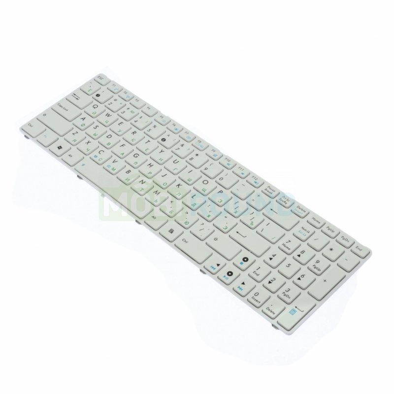 Клавиатура для ноутбука Asus N53 / N51 / N52 и др., белый