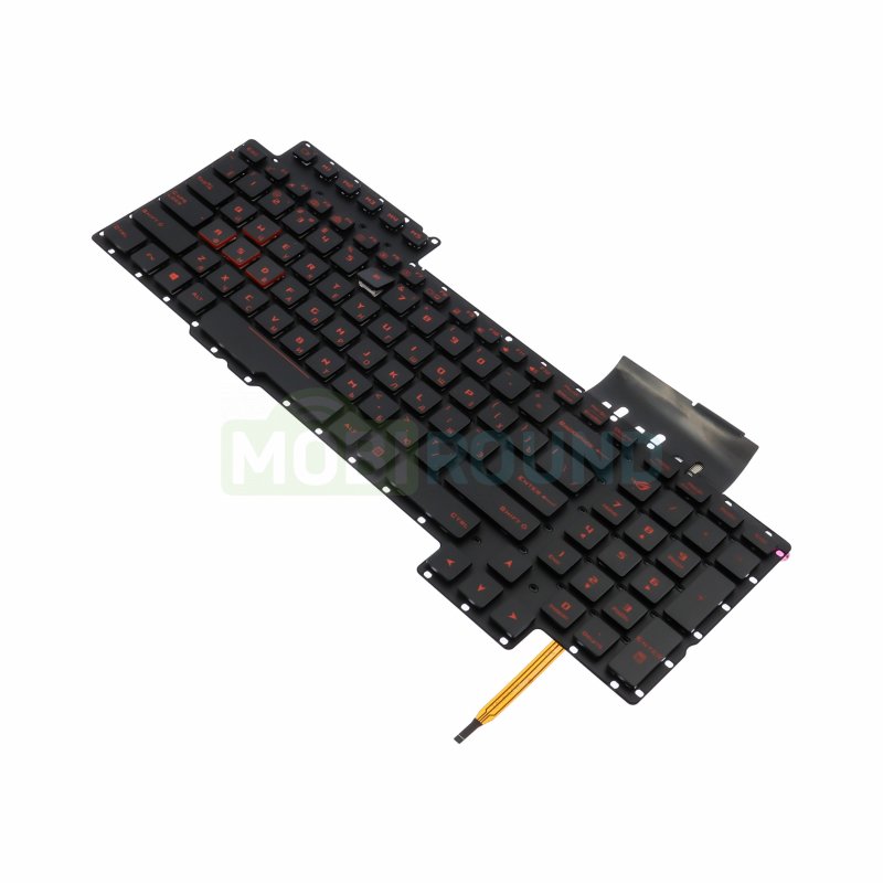 Клавиатура для ноутбука Asus ROG G752 / G752VL / G752VS (с красной подсветкой) черный