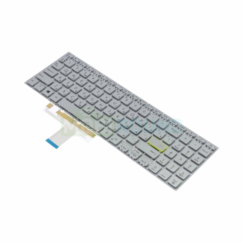 Клавиатура для ноутбука Asus S533F, серебро