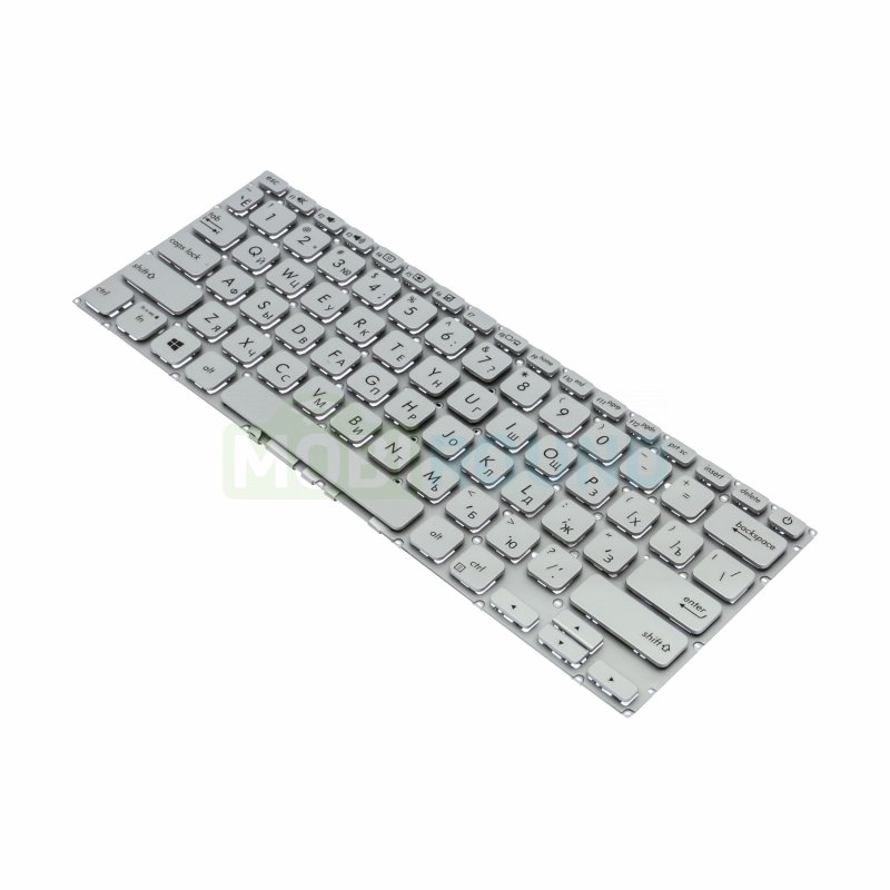 Клавиатура для ноутбука Asus X412DA, серебро