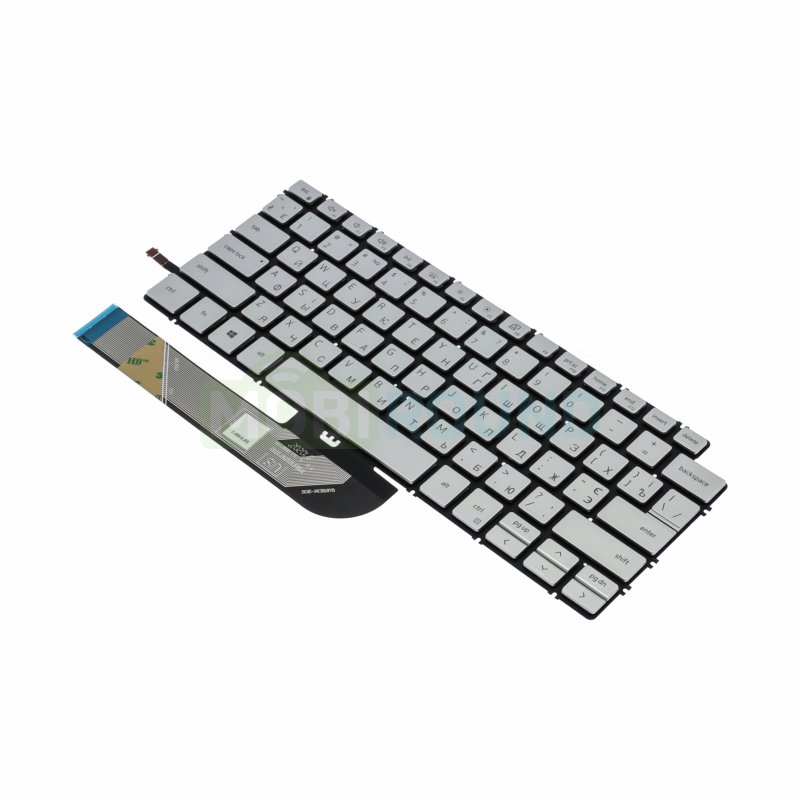 Клавиатура для ноутбука Dell 14-5390, серебро