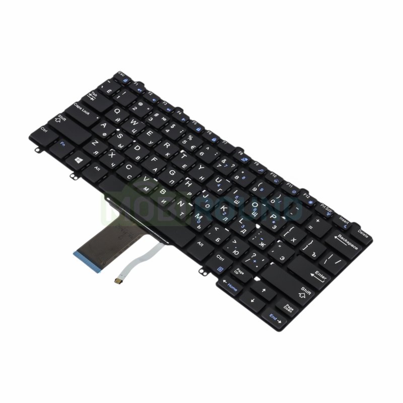 Клавиатура для ноутбука Dell E5250 / E7250 (с подсветкой) черный
