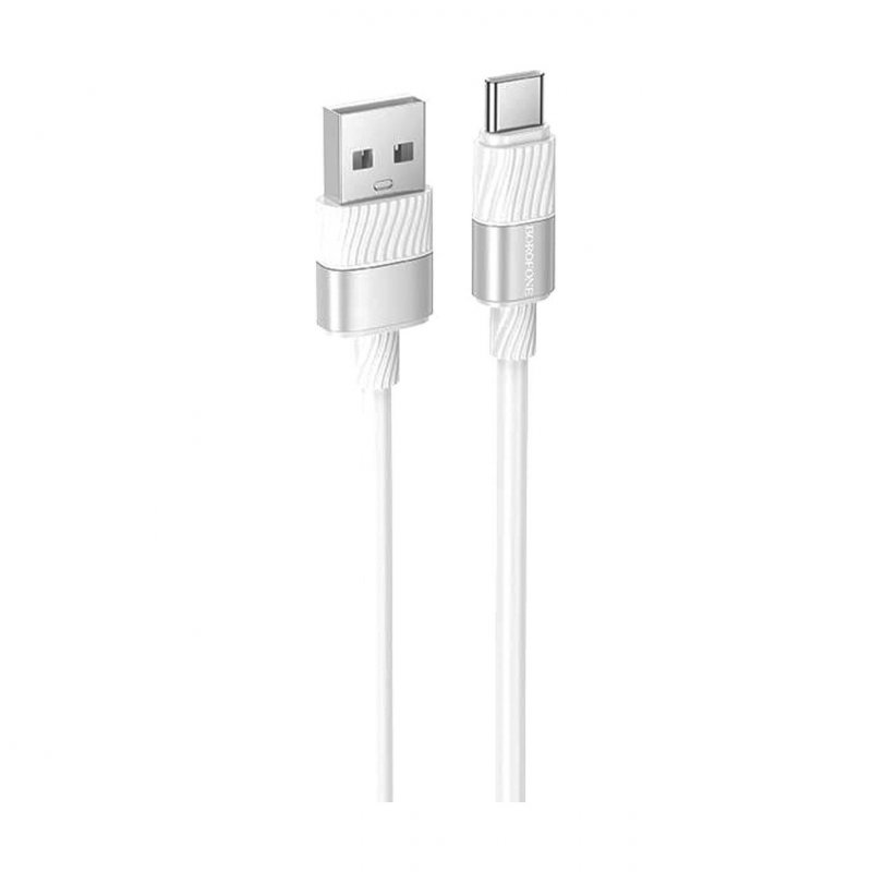 Дата-кабель Borofone BX106 USB-Type-C, 1 м, белый