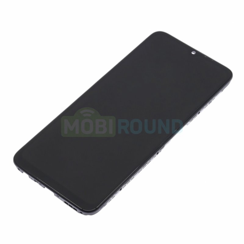 Дисплей для OPPO A77 4G (в сборе с тачскрином) в рамке, черный, AA