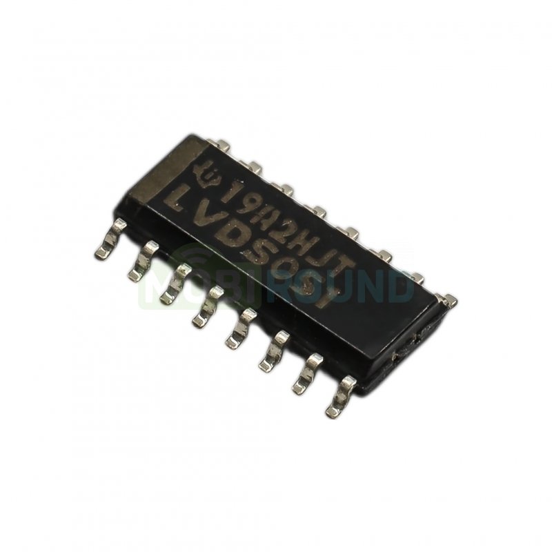 Приёмопередатчик TI LVDS интерфейса 2-канальный (SN65LVDS051DR (SO-16)/LVDS051)