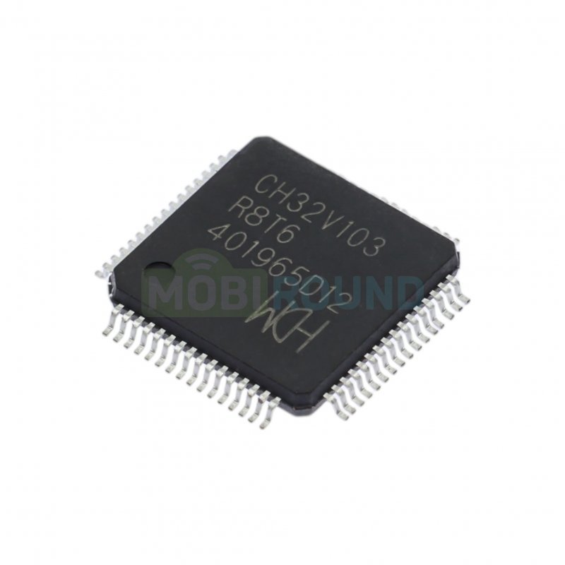 Микроконтроллер WCH 32-бит (CH32V103R8T6 (LQFP-64))