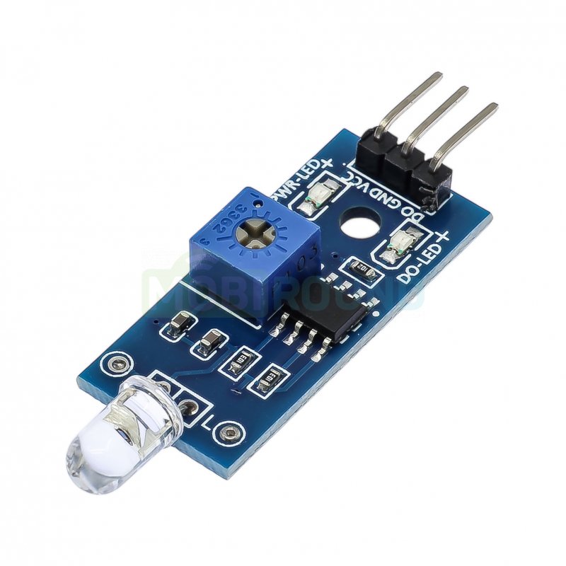 Модуль датчика освещения с фотодиодом Uвх-3.5-5 В (3 pin) (LM393)