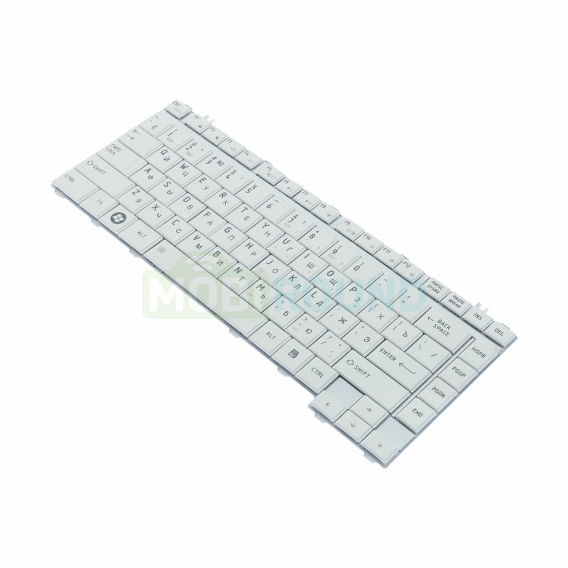 Клавиатура для ноутбука Toshiba Satellite A200 / Satellite A300 / Satellite A305 и др., белый