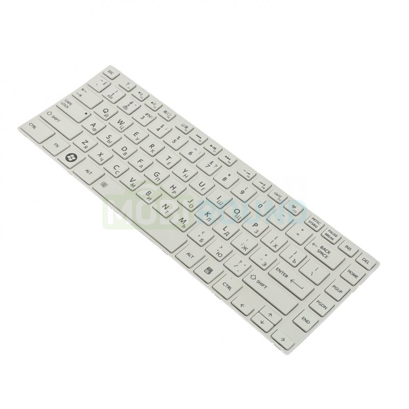 Клавиатура для ноутбука Toshiba Satellite C800 / Satellite L800 / Satellite L805 и др., белый