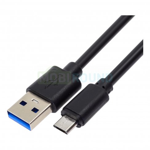 Дата-кабель USB-MicroUSB, 3.0 м (черный)