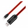 Дата-кабель Hoco U29 LED USB-Lightning с дисплеем (2 А), 1.2 м