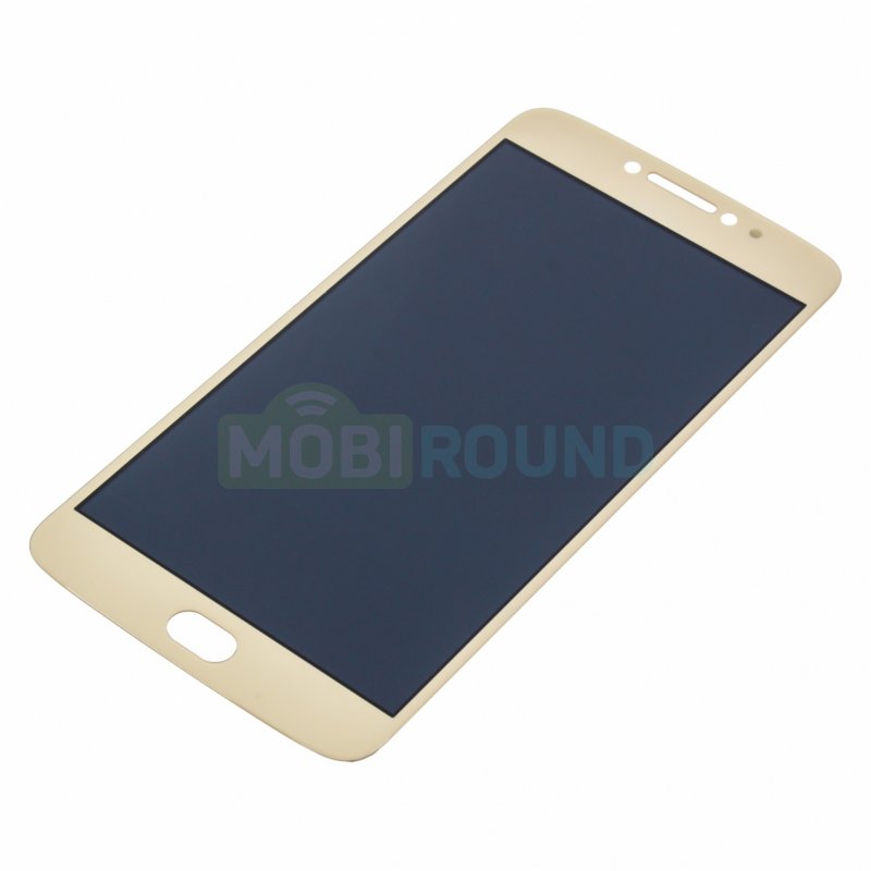 Дисплей для Motorola Moto E4 Plus (в сборе с тачскрином) золото