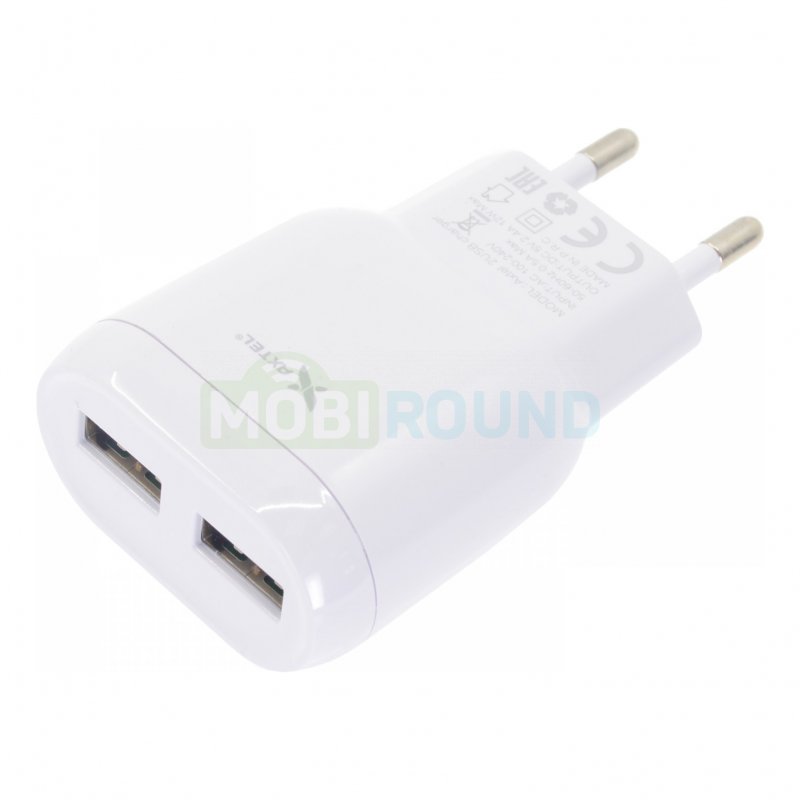 Сетевое зарядное устройство (СЗУ) Axtel (2 USB) 3 А