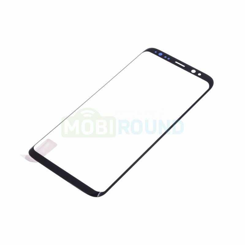 Стекло модуля + OCA для Samsung G950 Galaxy S8, черный, AA
