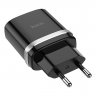 Сетевое зарядное устройство (СЗУ) Hoco C12Q QC 3.0 (USB) + кабель Type-C, 3 А