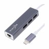 USB-HUB (разветвитель) Vixion Type-C (3 порта), USB 3.0 (0.2 м)