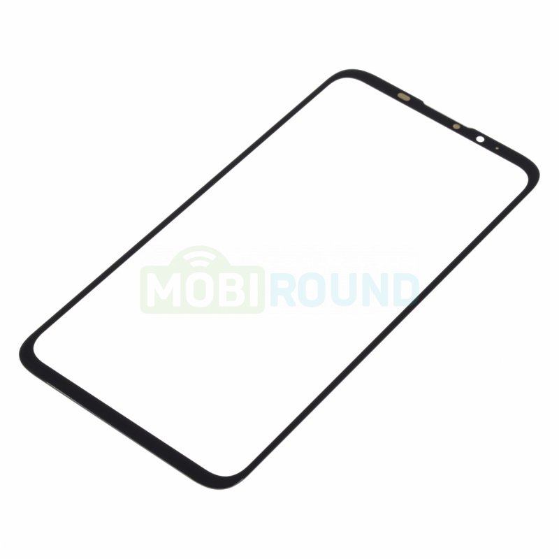 Стекло модуля для Meizu 16Xs, черный, AA