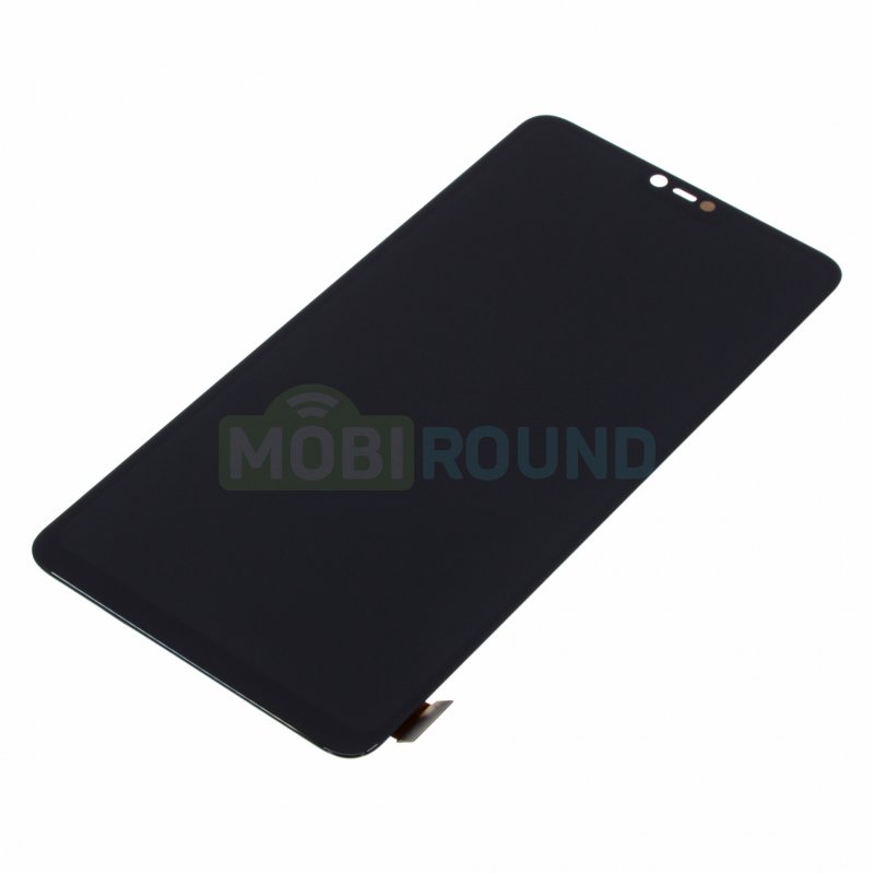 Дисплей для OPPO R15 (в сборе с тачскрином) черный, AA