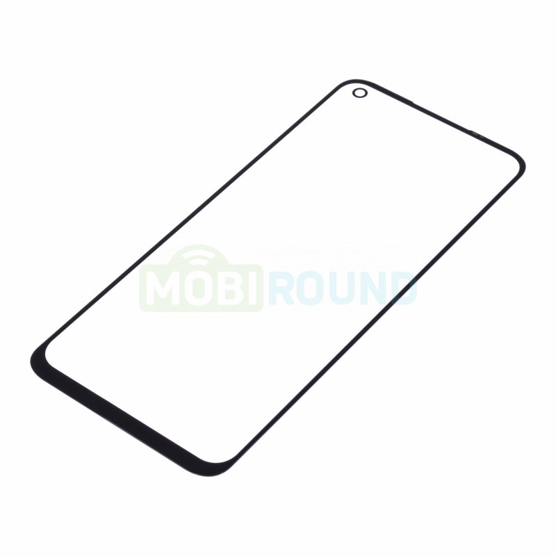 Стекло модуля для OnePlus Nord N10 5G, черный, AAA