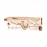 Деревянный механический конструктор (3D пазлы) Wood Trick Штурмовая винтовка USG-2 (251 дет.)