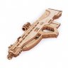 Деревянный механический конструктор (3D пазлы) Wood Trick Штурмовая винтовка USG-2 (251 дет.)