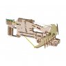 Деревянный конструктор (3D пазлы) Паркматика Арбалет средний (8 зарядов, 85 дет.)