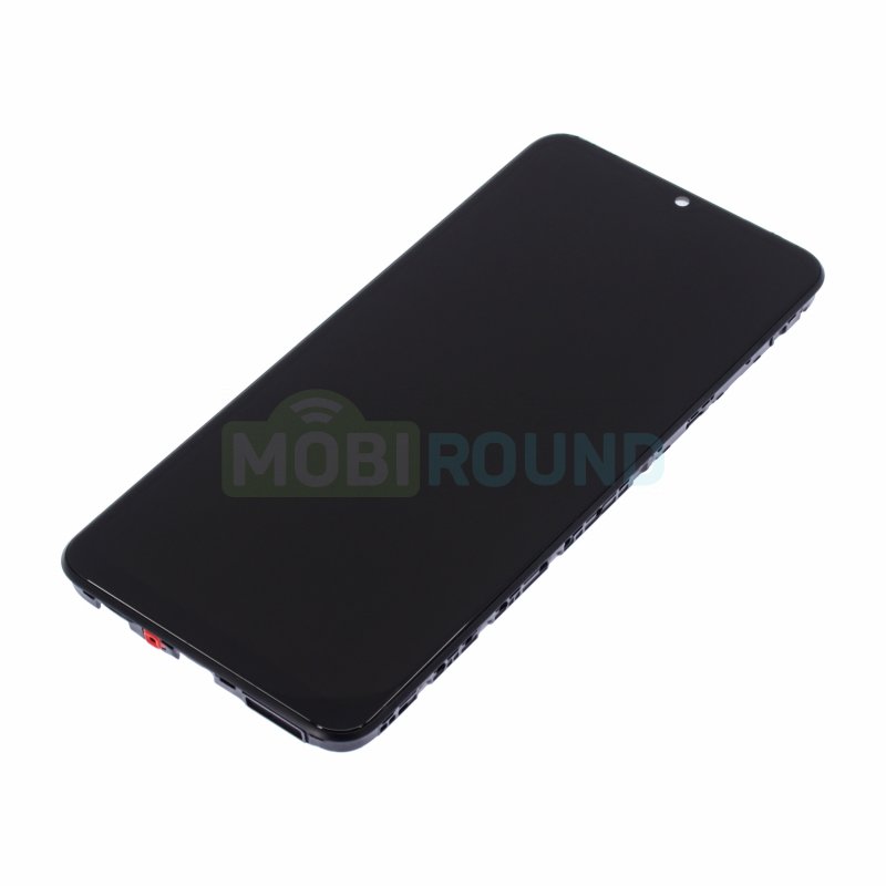 Дисплей для Samsung A045 Galaxy A04 (в сборе с тачскрином) в рамке, черный, 100%