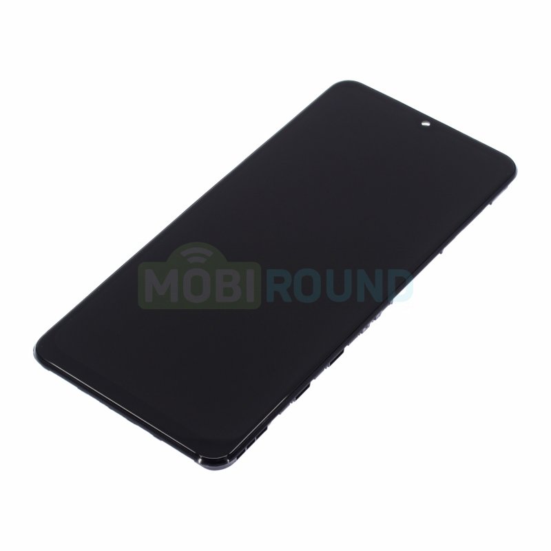 Дисплей для Samsung A326 Galaxy A32 5G (в сборе с тачскрином) в рамке, черный, 100%