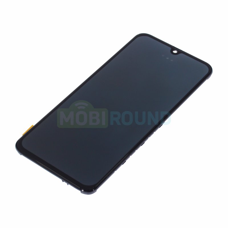 Дисплей для Samsung A405 Galaxy A40 (в сборе с тачскрином) в рамке, черный, AAA