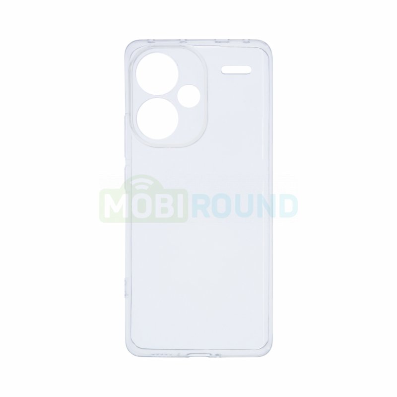 Силиконовый чехол Ultra Slim для Xiaomi Redmi Note 13 Pro Plus 5G, прозрачный