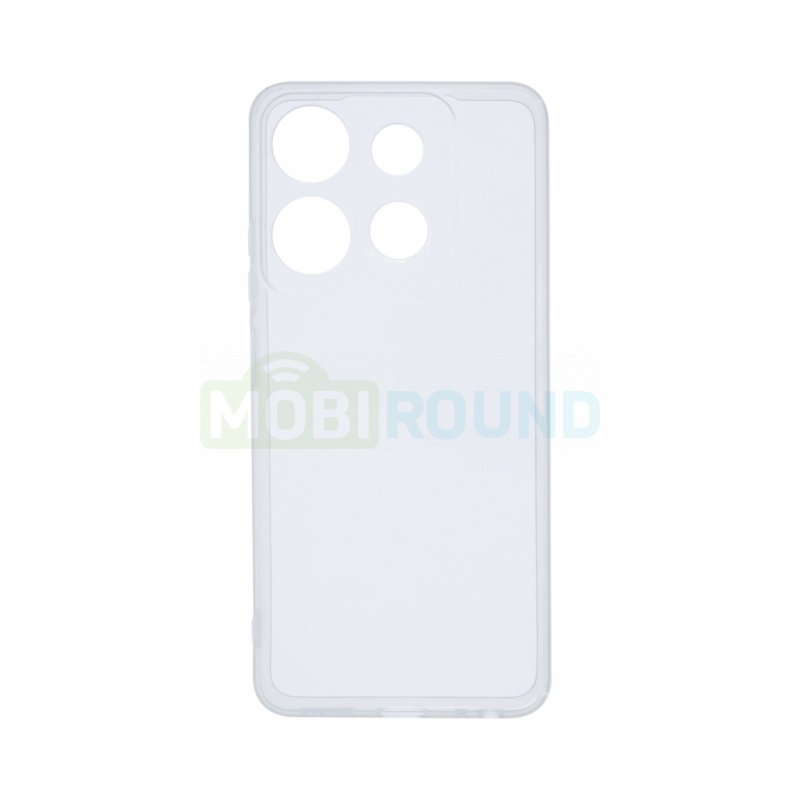 Силиконовый чехол Ultra Slim для Tecno Pop 7 Pro, прозрачный