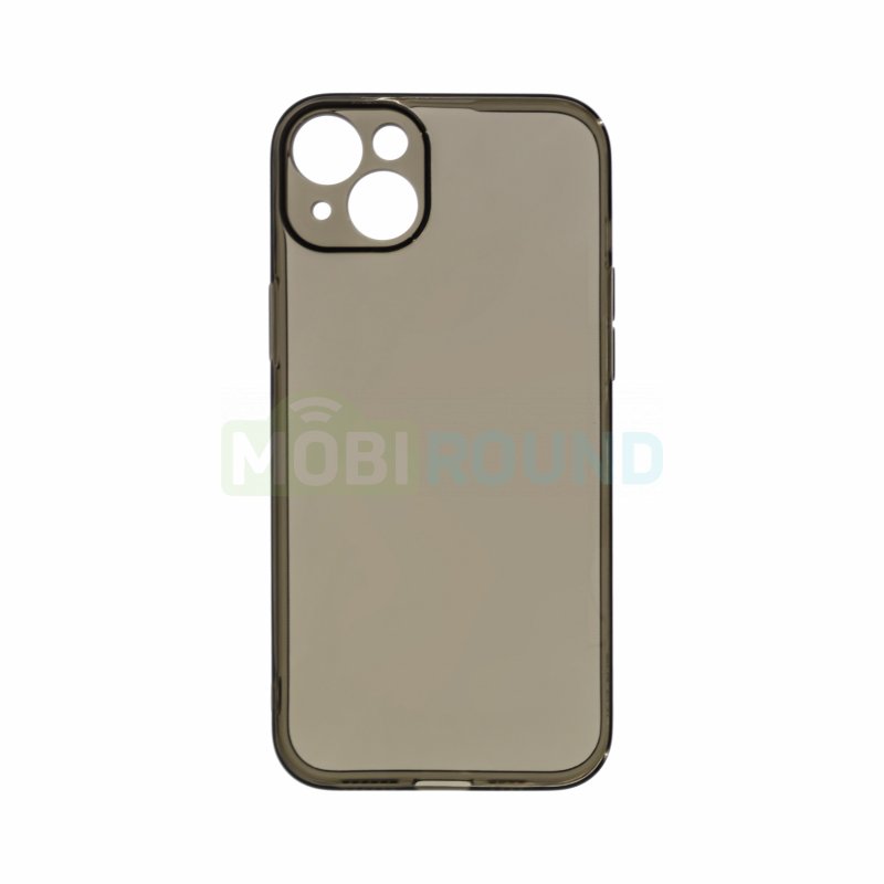 Силиконовый чехол Ultra Slim для Apple iPhone 15 Plus, черный