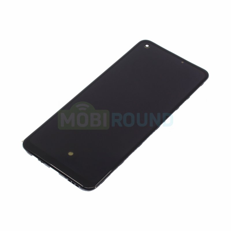 Дисплей для OPPO A94 (в сборе с тачскрином) в рамке, черный, AAA